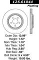Premium High-Carbon Rotor - StopTech 125.61044
