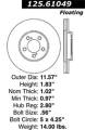 Premium High-Carbon Rotor - StopTech 125.61049