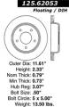 Premium High-Carbon Rotor - StopTech 125.62053
