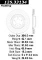 Premium High-Carbon Rotor - StopTech 125.33134