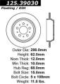 Premium High-Carbon Rotor - StopTech 125.39030
