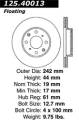 Premium High-Carbon Rotor - StopTech 125.40013
