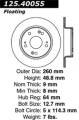 Premium High-Carbon Rotor - StopTech 125.40055