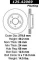 Premium High-Carbon Rotor - StopTech 125.42069