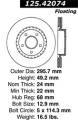 Premium High-Carbon Rotor - StopTech 125.42074