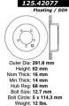 Premium High-Carbon Rotor - StopTech 125.42077
