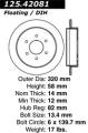 Premium High-Carbon Rotor - StopTech 125.42081