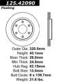 Premium High-Carbon Rotor - StopTech 125.42090