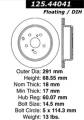 Premium High-Carbon Rotor - StopTech 125.44041