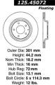 Premium High-Carbon Rotor - StopTech 125.45072