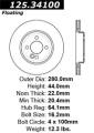 Premium High-Carbon Rotor - StopTech 125.34100