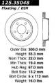 Premium High-Carbon Rotor - StopTech 125.35048