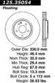 Premium High-Carbon Rotor - StopTech 125.35054