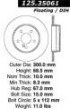 Premium High-Carbon Rotor - StopTech 125.35061