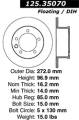 Premium High-Carbon Rotor - StopTech 125.35070
