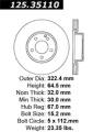 Premium High-Carbon Rotor - StopTech 125.35110