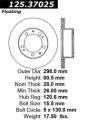 Premium High-Carbon Rotor - StopTech 125.37025