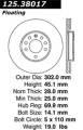 Premium High-Carbon Rotor - StopTech 125.38017