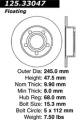 Premium High-Carbon Rotor - StopTech 125.33047