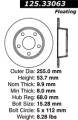 Premium High-Carbon Rotor - StopTech 125.33063