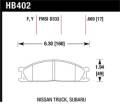 Disc Brake Pad - Hawk Performance HB402F.669