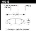Inventory CLEARANCE - Corvette - Hawk Performance - Hawk Performance HB248W.650 DTC-30