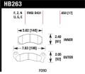 Inventory CLEARANCE - Ford - Hawk Performance -  Hawk Performance HB263U.650 DTC-70