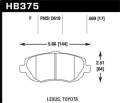 HPS Disc Brake Pad - Hawk Performance HB375F.669