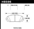 HPS Disc Brake Pad - Hawk Performance HB596F.690