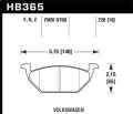 DTC-15 Disc Brake Pad - Hawk Performance HB365F.728A