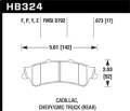 SuperDuty Disc Brake Pad - Hawk Performance HB324P.673