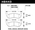 HPS 5.0 Disc Brake Pad - Hawk Performance HB443B.614