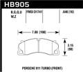 HPS 5.0 Disc Brake Pad - Hawk Performance HB905B.646