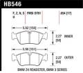 HPS 5.0 Disc Brake Pad - Hawk Performance HB546B.654