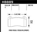 HP Plus Disc Brake Pad - Hawk Performance HB889N.550