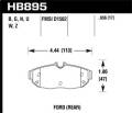 HP Plus Disc Brake Pad - Hawk Performance HB895N.656