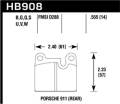 HP Plus Disc Brake Pad - Hawk Performance HB908N.555