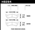 HPS Disc Brake Pad - Hawk Performance HB284F.575