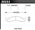 HPS Disc Brake Pad - Hawk Performance HB333F.776