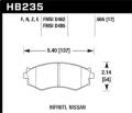 Performance Ceramic Disc Brake Pad - Hawk Performance HB235Z.665