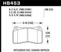 Performance Ceramic Disc Brake Pad - Hawk Performance HB453Z.585