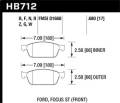 HP Plus Disc Brake Pad - Hawk Performance HB712N.680