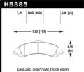 HPS Disc Brake Pad - Hawk Performance HB385F.640