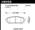 HPS Disc Brake Pad - Hawk Performance HB452F.545