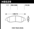 LTS Disc Brake Pad - Hawk Performance HB529Y.710