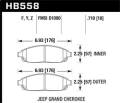 HPS Disc Brake Pad - Hawk Performance HB558F.710