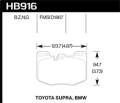 Performance Ceramic Disc Brake Pad - Hawk Performance HB916Z.740