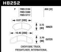 SuperDuty Disc Brake Pad - Hawk Performance HB252P.860