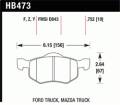 HPS Disc Brake Pad - Hawk Performance HB473F.752