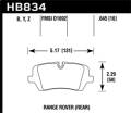 LTS Disc Brake Pad - Hawk Performance HB834Y.645